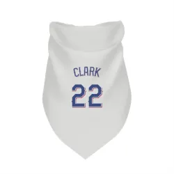 Texas Rangers Will Clark White Pet Bandana for Dog & Cat